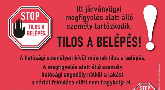 Mától életbe léptek az karanténszabályok